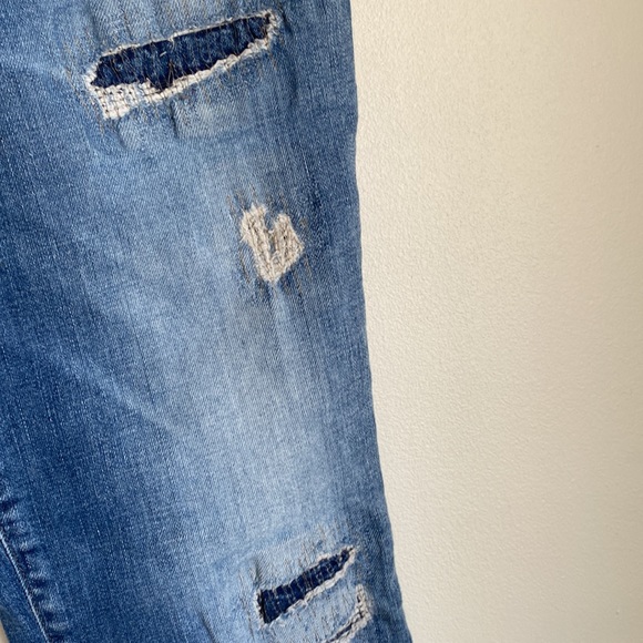 👖Diesel distressed/ patched jeans. Relaxed skinny low waist size 29 - Picture 6 of 16
